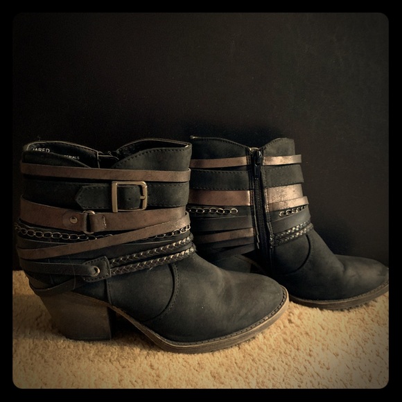 jellypop ankle boots black